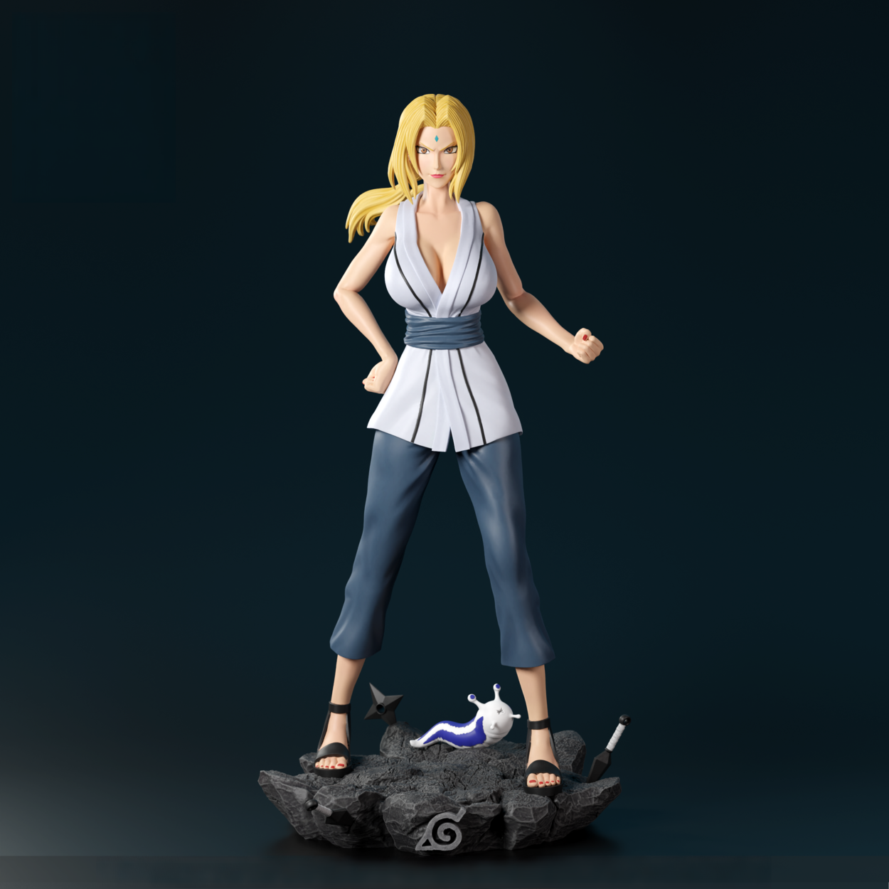 Tsunade Special Edition - Naruto - STL 3D Print Files - 3D Printed Garage Kit ガレージキット Resin Model Scale Figure フィギュア
