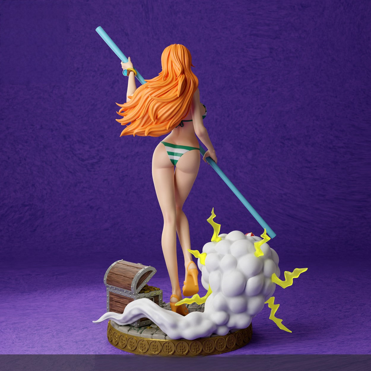 Nami Special Edition - One Piece - STL 3D Print Files - 3D Printed Garage Kit ガレージキット Resin Model Scale Figure フィギュア