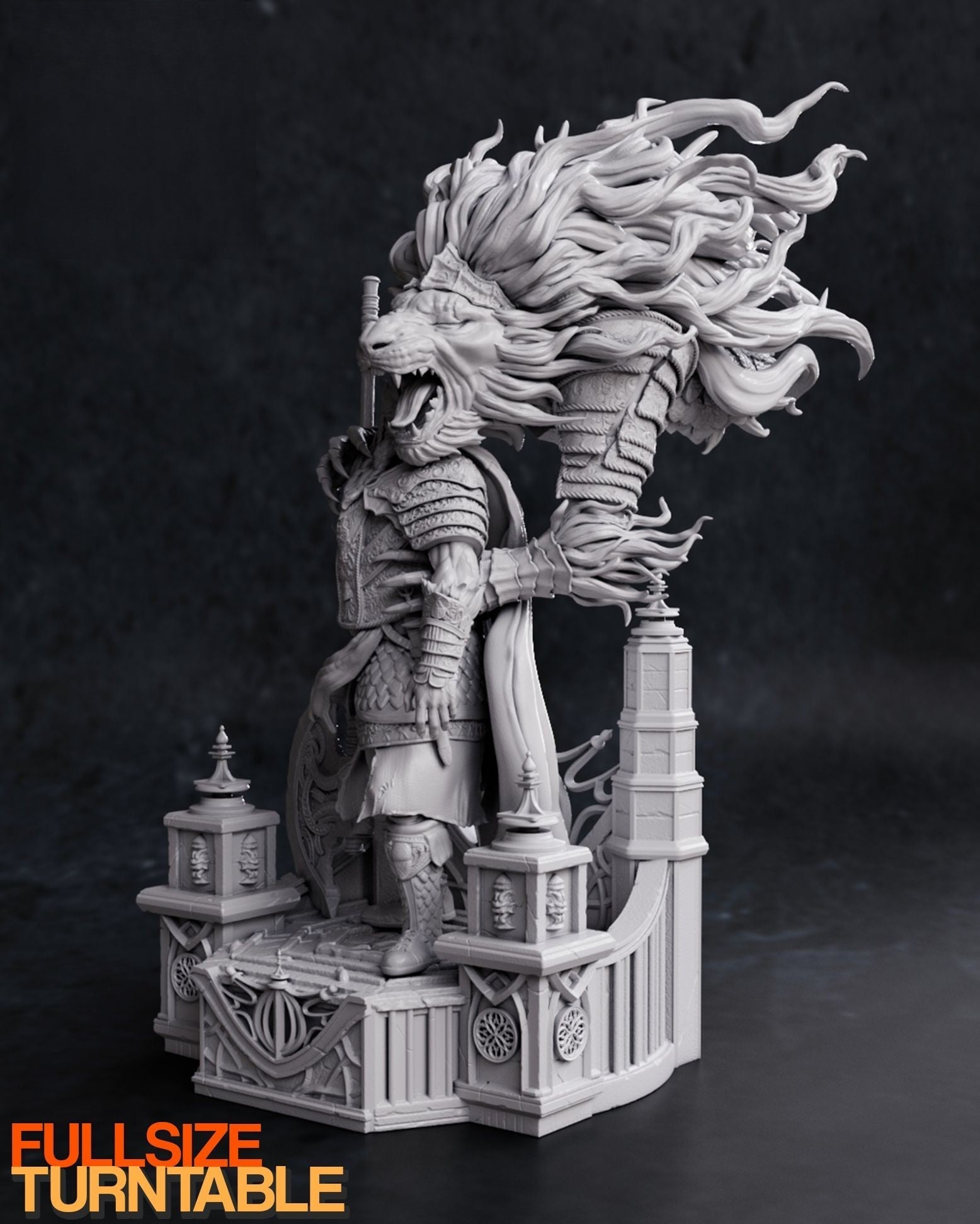 Godfrey - Elden Ring - STL 3D Print Files - 3D Printed Garage Kit ガレージキット Resin Model Scale Figure フィギュア