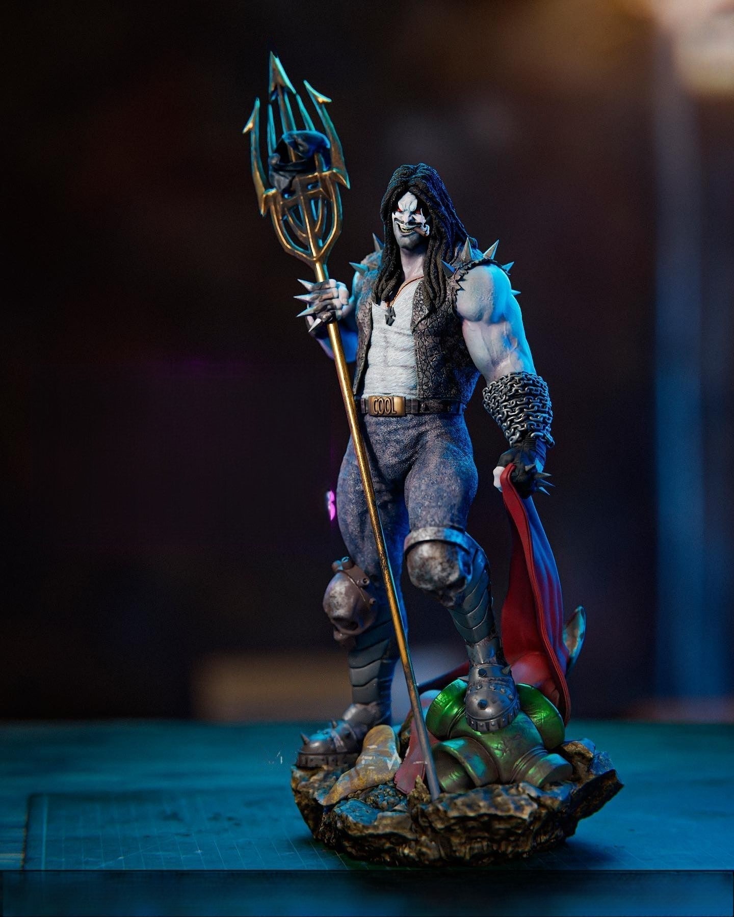 1419 Lobo - DC Comics - STL 3D Print Files - 3D Printed Garage Kit ガレージキット Resin Model Scale Figure フィギュア