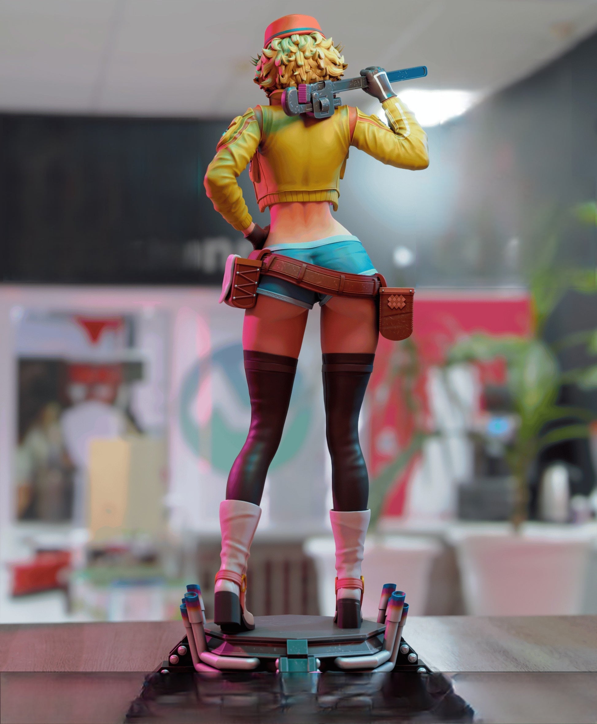Cindy Aurum Special Edition - Final Fantasy - STL 3D Print Files - 3D Printed Garage Kit ガレージキット Resin Model Scale Figure フィギュア