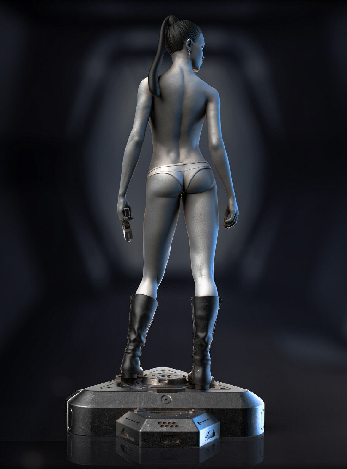 Nyota Uhura Special Edition - Star Trek - STL 3D Print Files - 3D Printed Garage Kit ガレージキット Resin Model Scale Figure フィギュア
