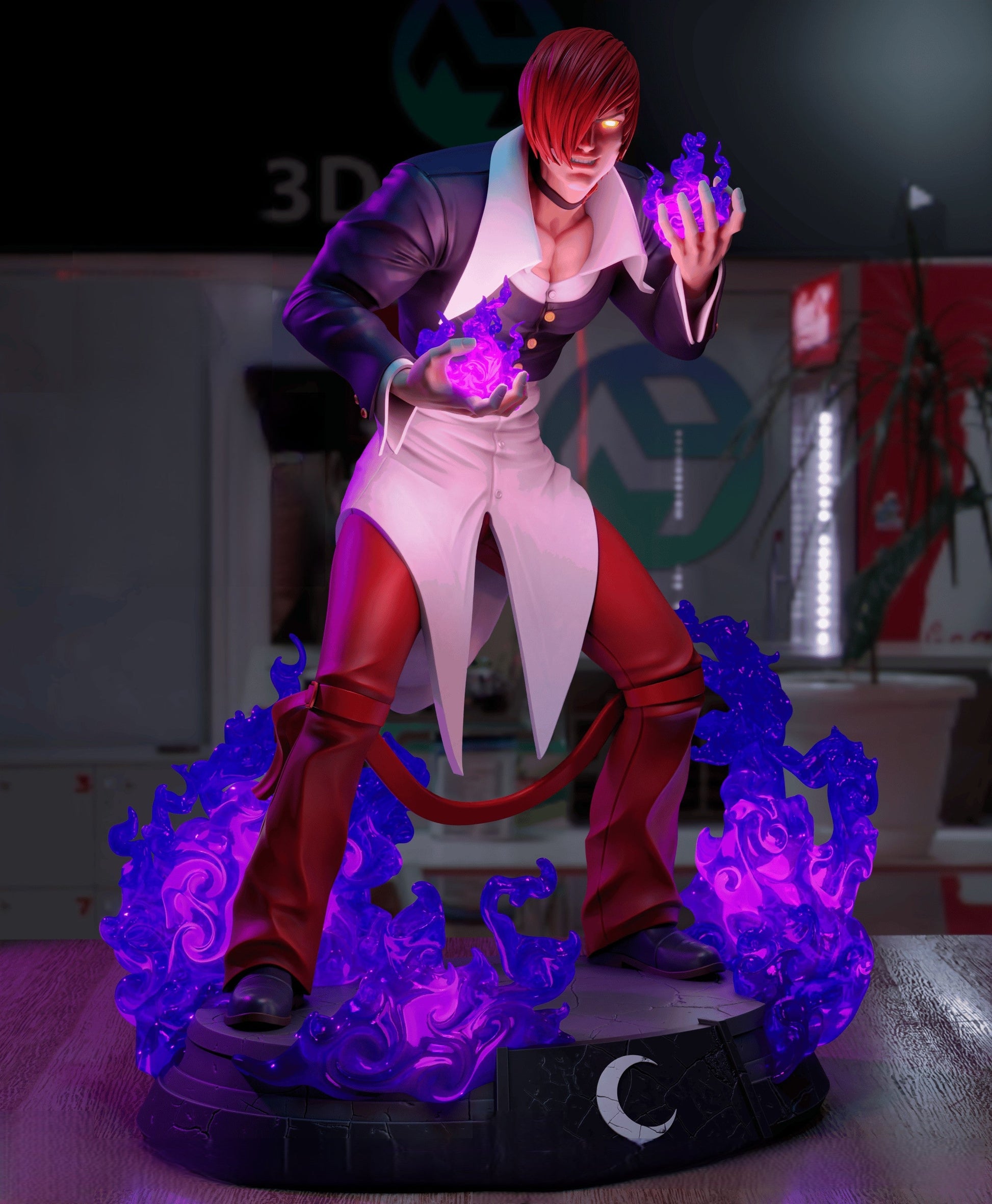 Lori Yagami - The King of Fighters 1/8 Scale - 3D Printed Garage Kit ガレージキット Resin Model Scale Figure フィギュア