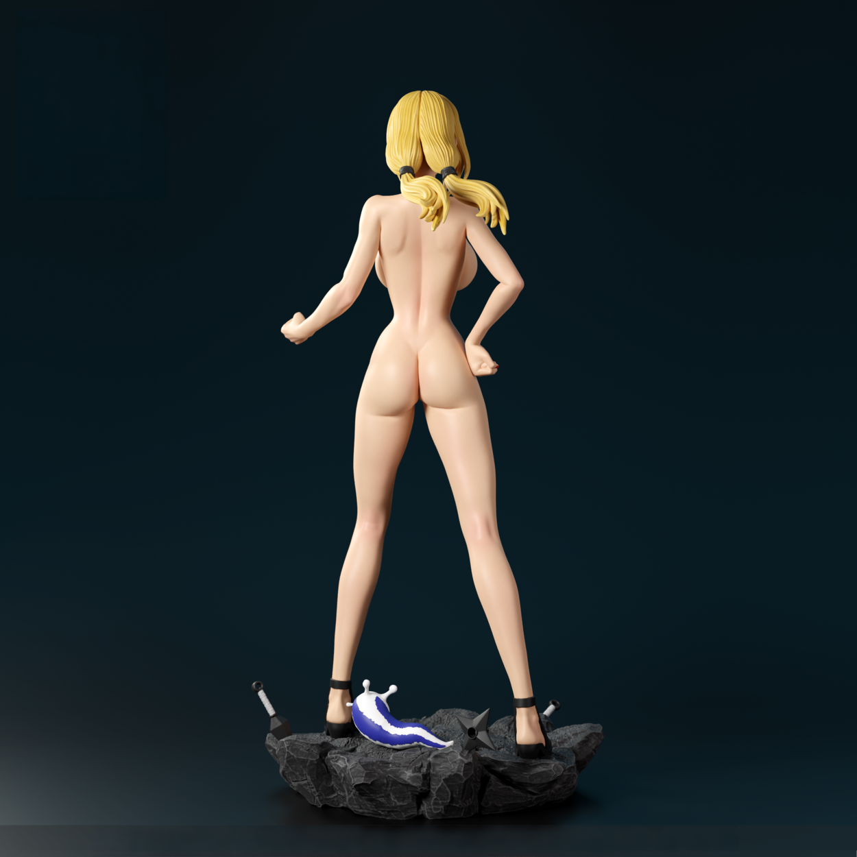 Tsunade Special Edition - Naruto - STL 3D Print Files - 3D Printed Garage Kit ガレージキット Resin Model Scale Figure フィギュア