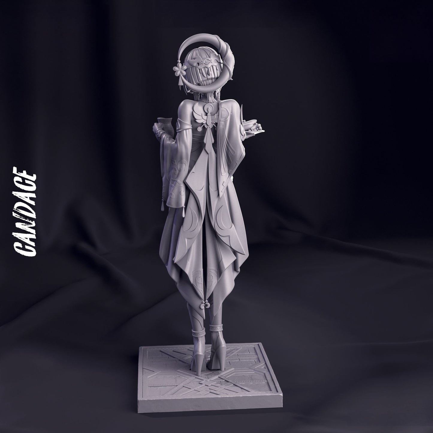 Candace - Genshin Impact - STL 3D Print Files - 3D Printed Garage Kit ガレージキット Resin Model Scale Figure フィギュア