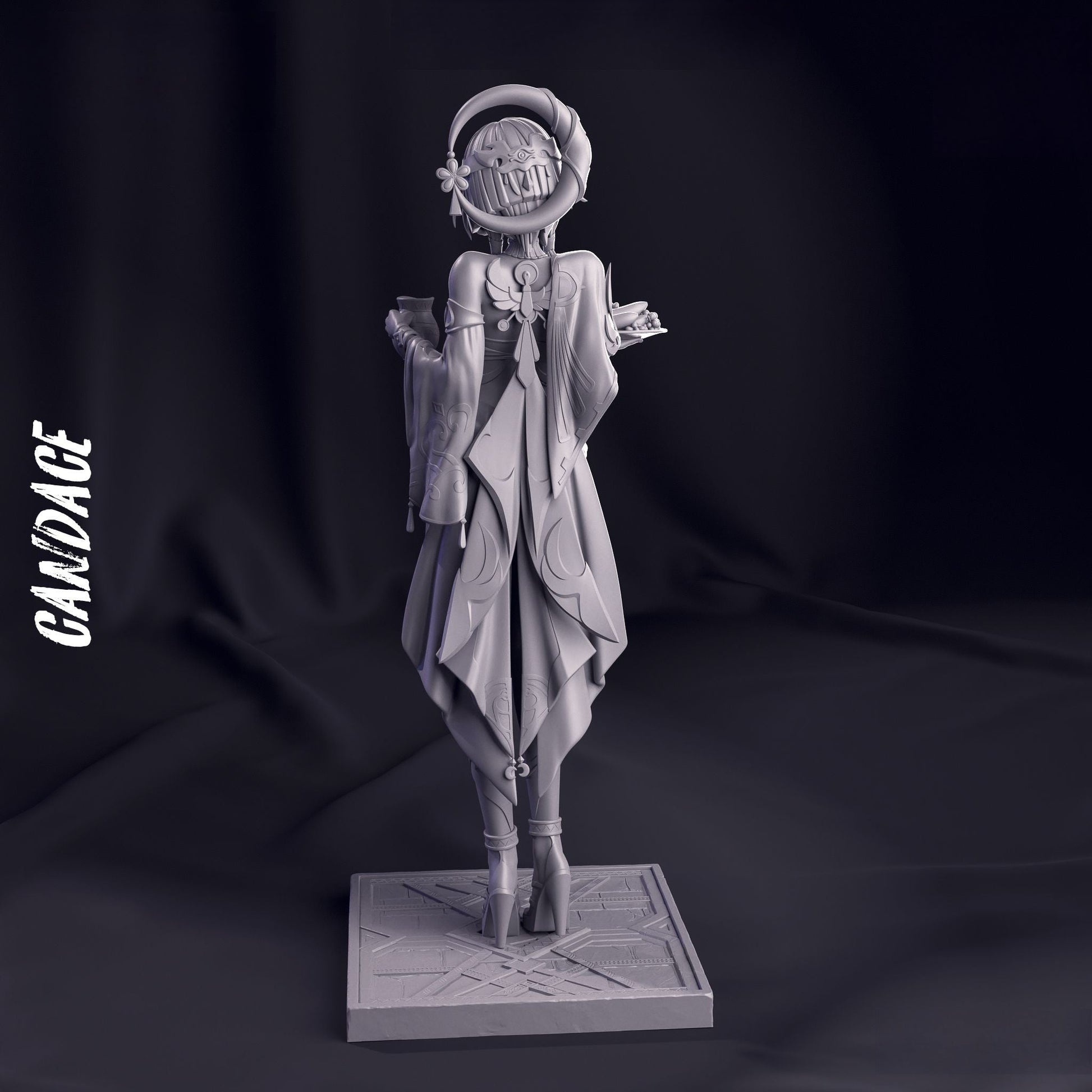 Candace - Genshin Impact - STL 3D Print Files - 3D Printed Garage Kit ガレージキット Resin Model Scale Figure フィギュア