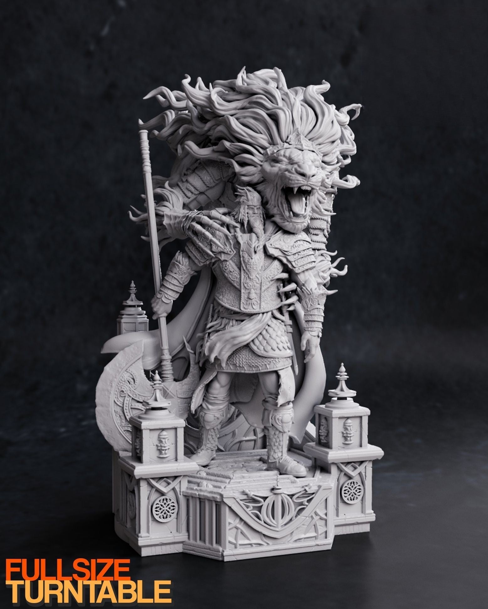 Godfrey - Elden Ring - STL 3D Print Files - 3D Printed Garage Kit ガレージキット Resin Model Scale Figure フィギュア