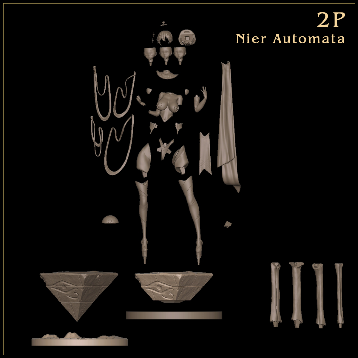 2P - NIER AUTOMATA - 1/8