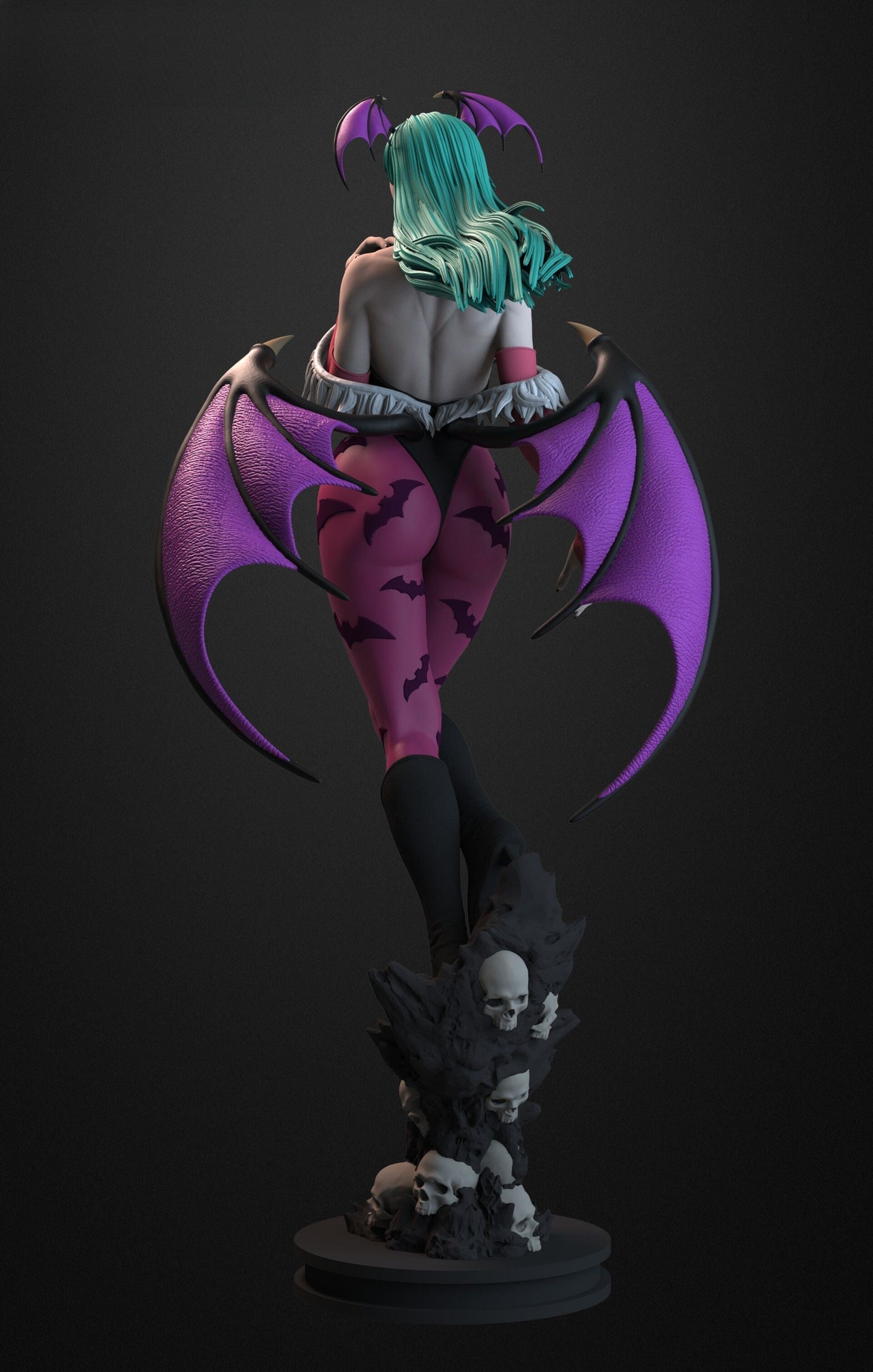 Morrigan Aensland Special Edition - Darkstalkers - STL 3D Print Files - 3D Printed Garage Kit ガレージキット Resin Model Scale Figure フィギュア