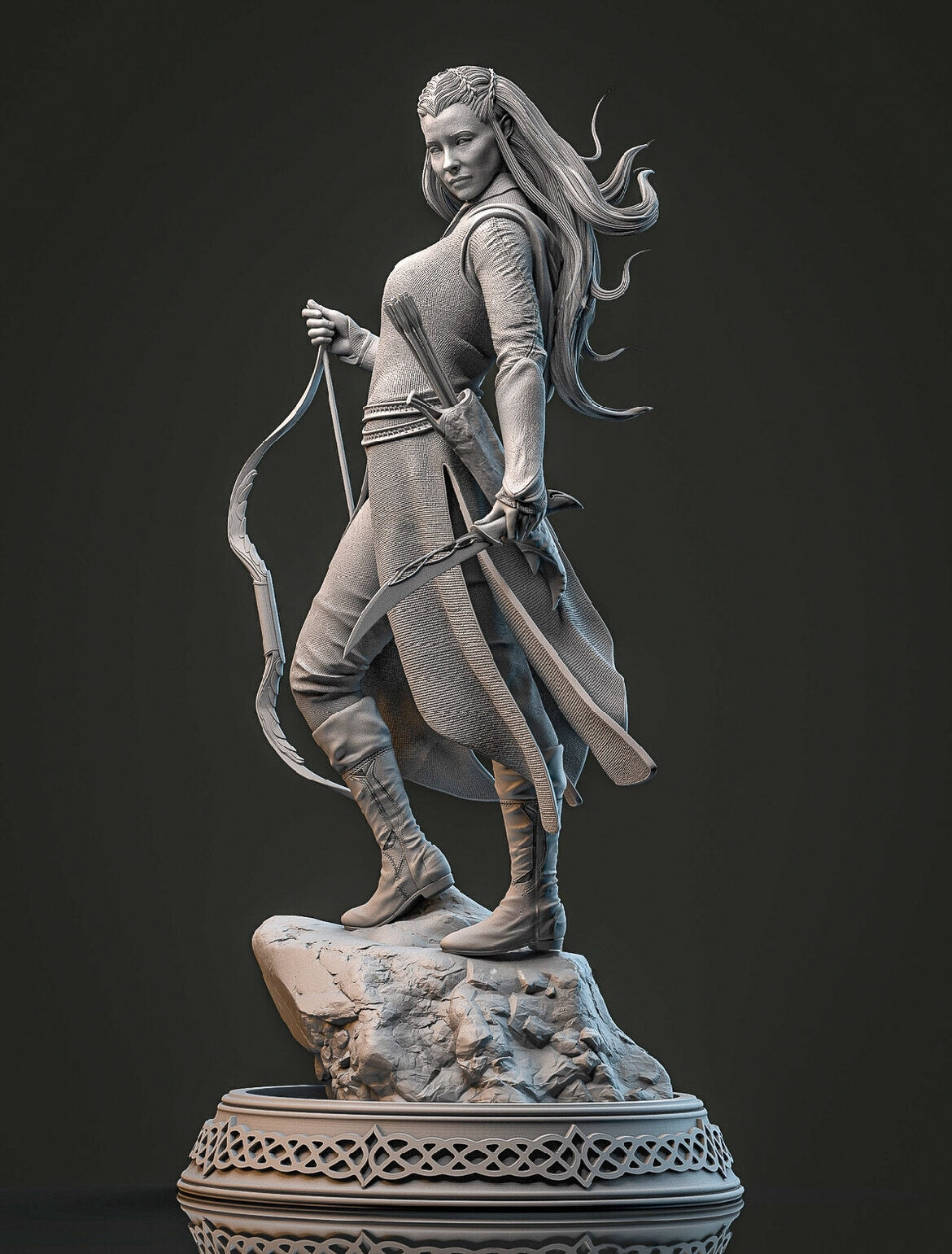 Tauriel Special Edition - The Hobbit - STL 3D Print Files - 3D Printed Garage Kit ガレージキット Resin Model Scale Figure フィギュア