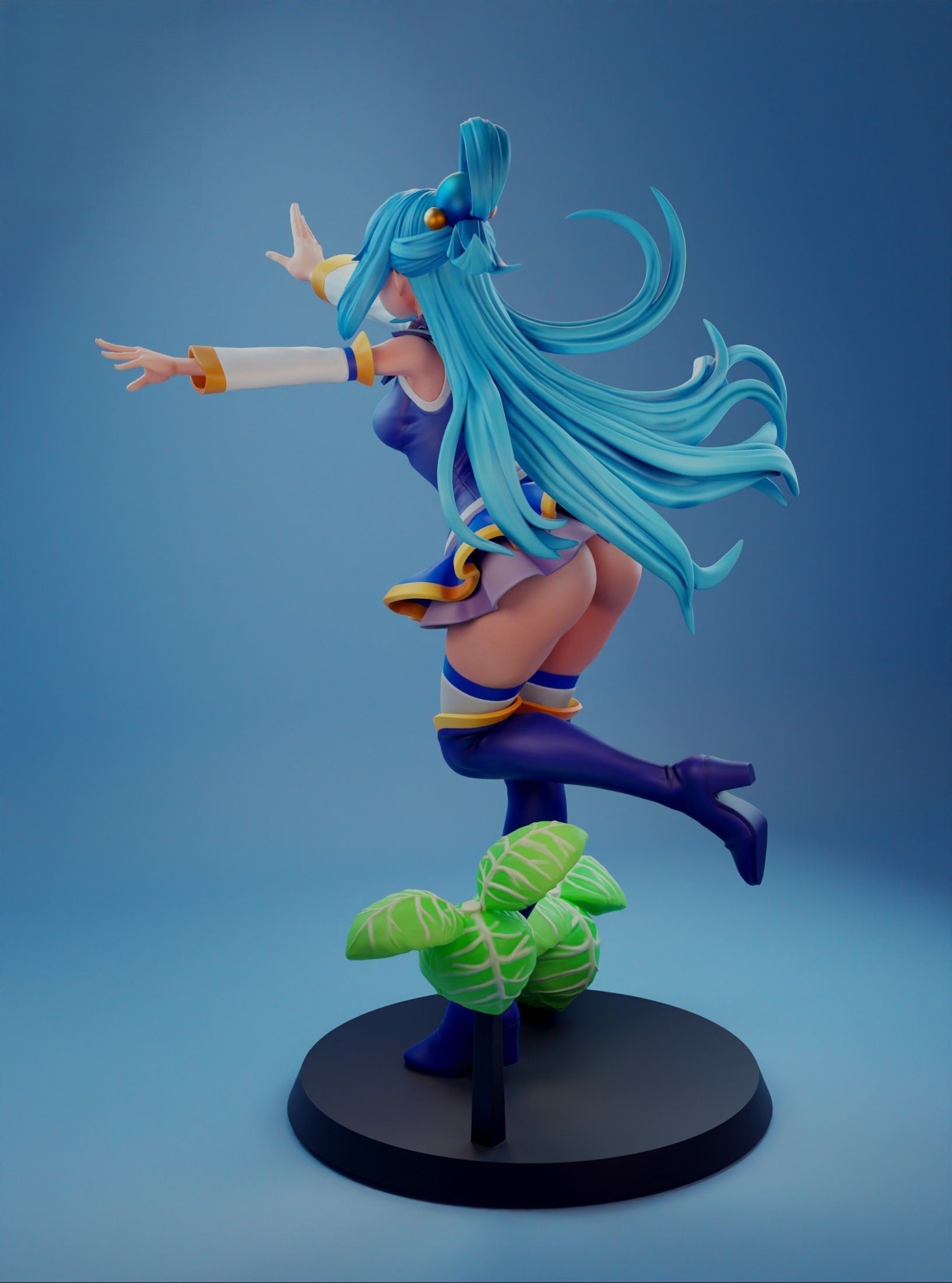 Aqua Special Edition - Goddess of Water - 3D Printed Garage Kit ガレージキット Resin Model Scale Figure フィギュア