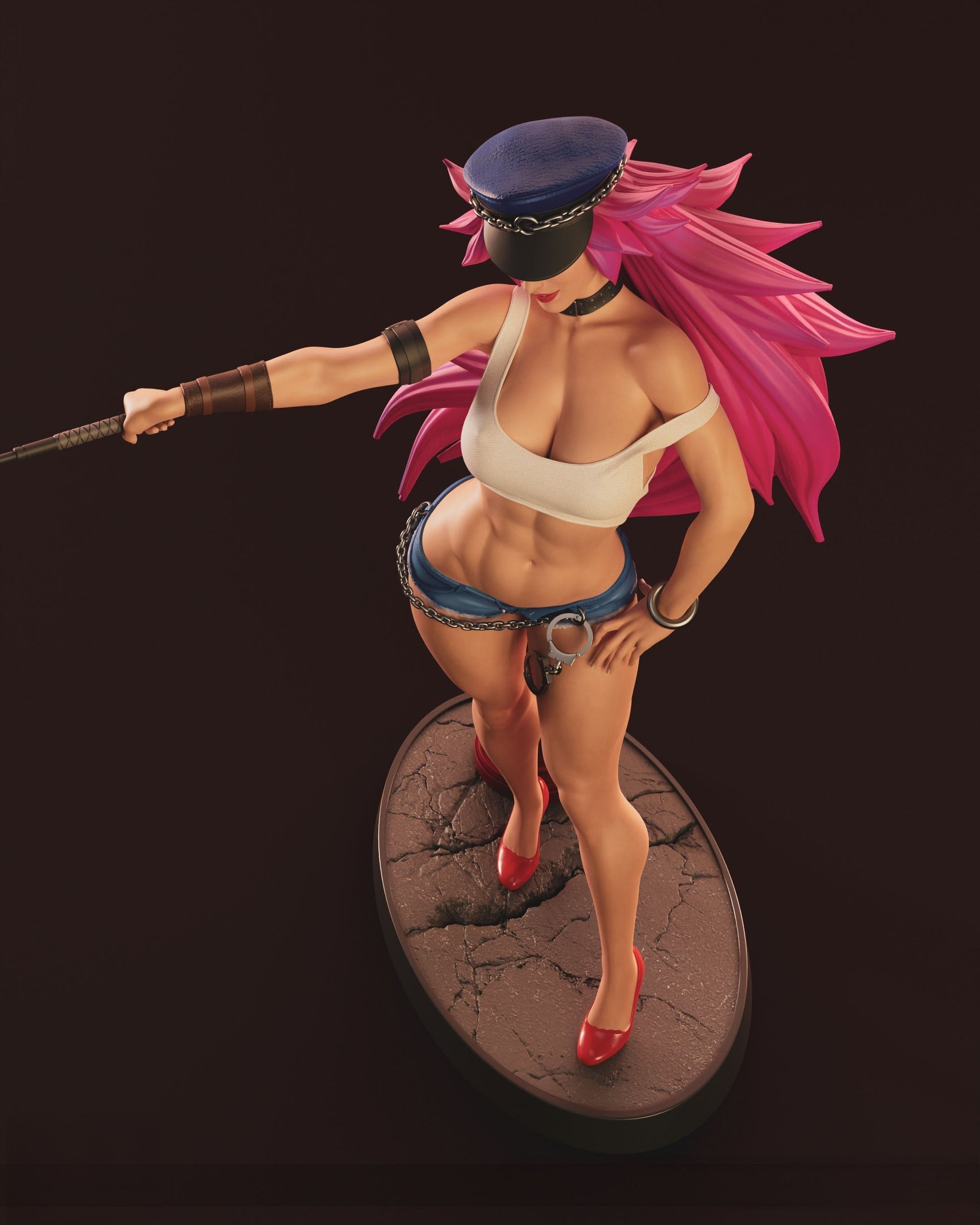 1433 Poison Special Edition - Street Fighter - STL 3D Print Files - 3D Printed Garage Kit ガレージキット Resin Model Scale Figure フィギュア