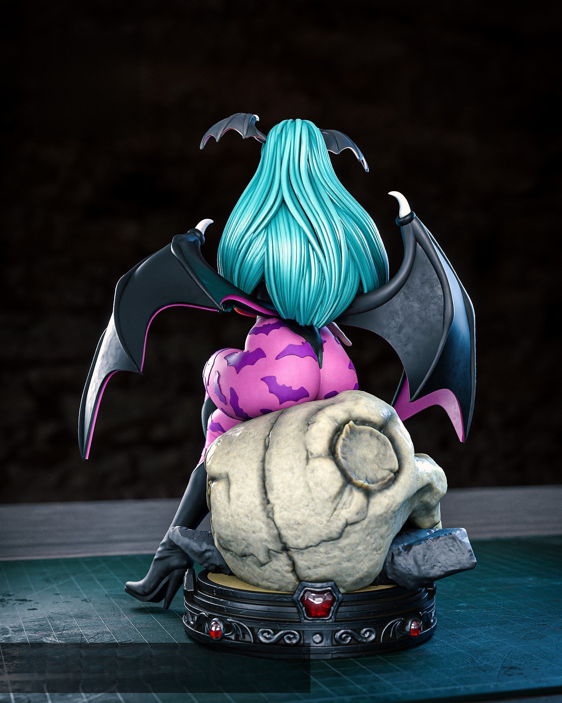 1320 Morrigan Special Edition - Darkstalkers - STL 3D Print Files - 3D Printed Garage Kit ガレージキット Resin Model Scale Figure フィギュア