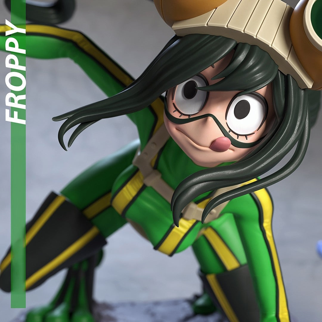 Tsuyu Asui Special Edition - My Hero Academia - STL 3D Print Files - 3D Printed Garage Kit ガレージキット Resin Model Scale Figure フィギュア