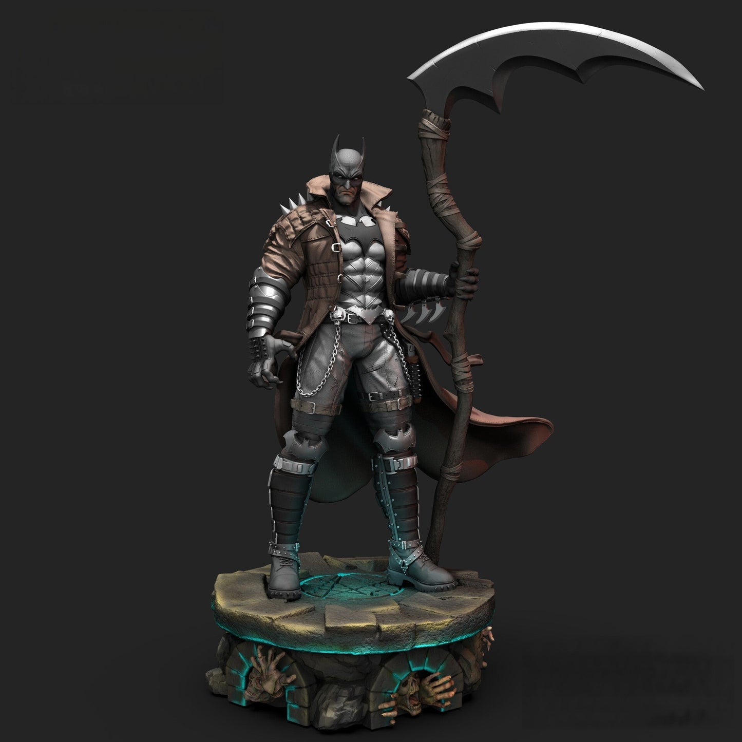 BATMAN - LORD OF DEATH - STL 3D Print Files - 3D Printed Garage Kit ガレージキット Resin Model Scale Figure フィギュア