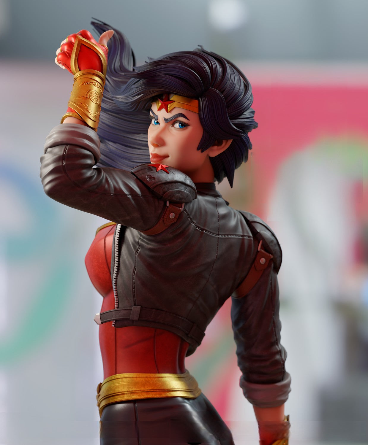 1833 Wonder Woman Special Edition - STL 3D Print Files - 3D Printed Garage Kit ガレージキット Resin Model Scale Figure フィギュア