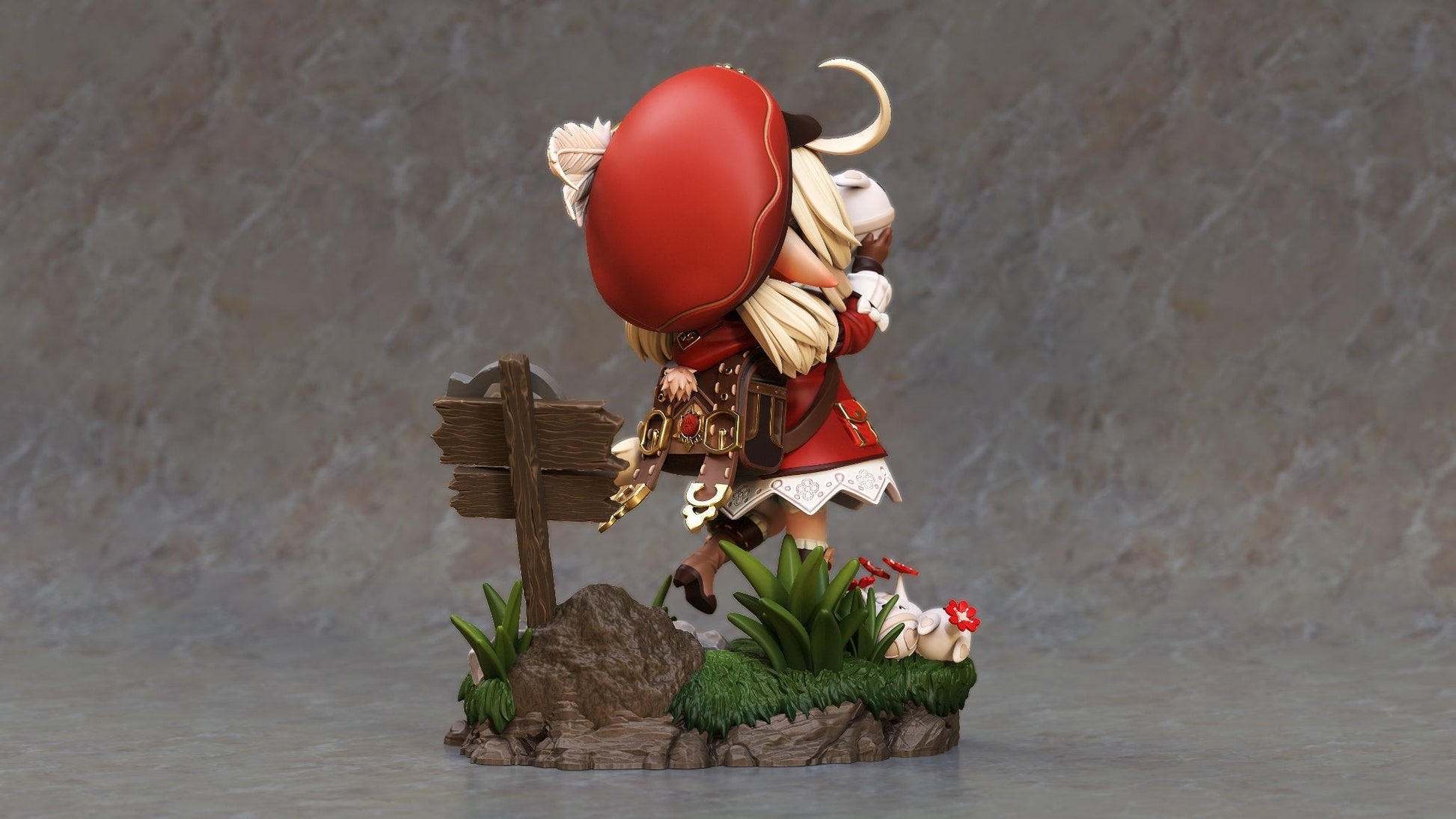 Chibi Klee - Genshin Impact - STL 3D Print Files - 3D Printed Garage Kit ガレージキット Resin Model Scale Figure フィギュア