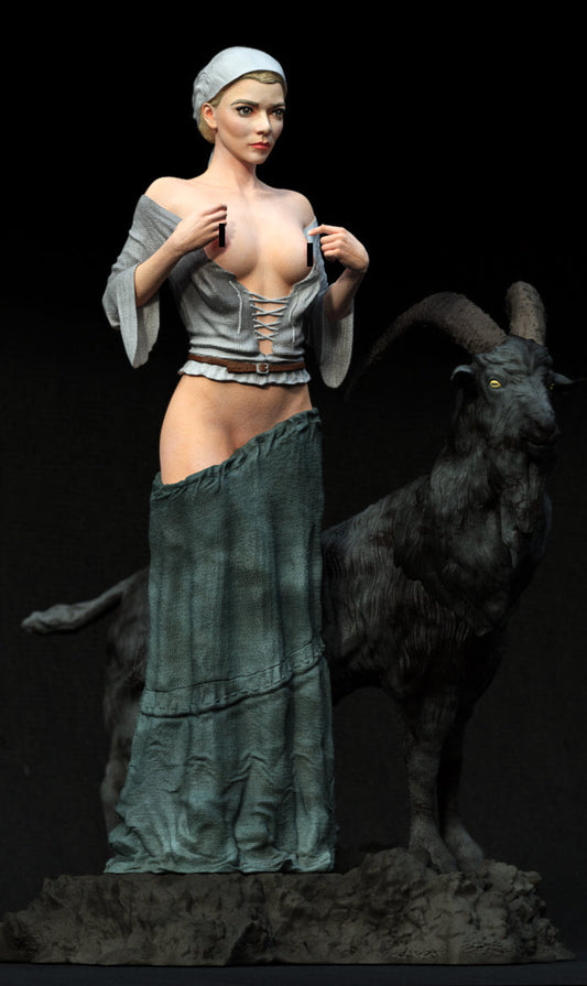 Anya Taylor Joy Special Edition - The Witch - STL 3D Print Files - 3D Printed Garage Kit ガレージキット Resin Model Scale Figure フィギュア