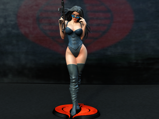 1261 Baroness Special Edition - G.I. Joe - STL 3D Print Files - 3D Printed Garage Kit ガレージキット Resin Model Scale Figure フィギュア