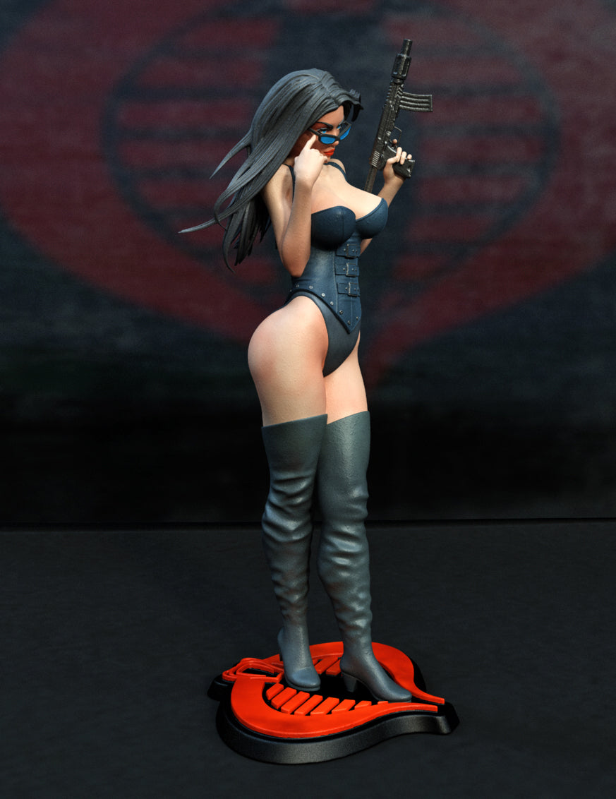 1261 Baroness Special Edition - G.I. Joe - STL 3D Print Files - 3D Printed Garage Kit ガレージキット Resin Model Scale Figure フィギュア