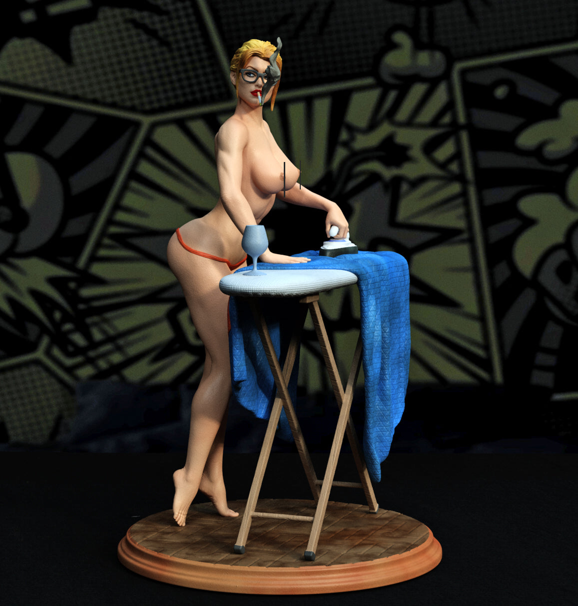 1354 Supergirl Special Edition - STL 3D Print Files - 3D Printed Garage Kit ガレージキット Resin Model Scale Figure フィギュア