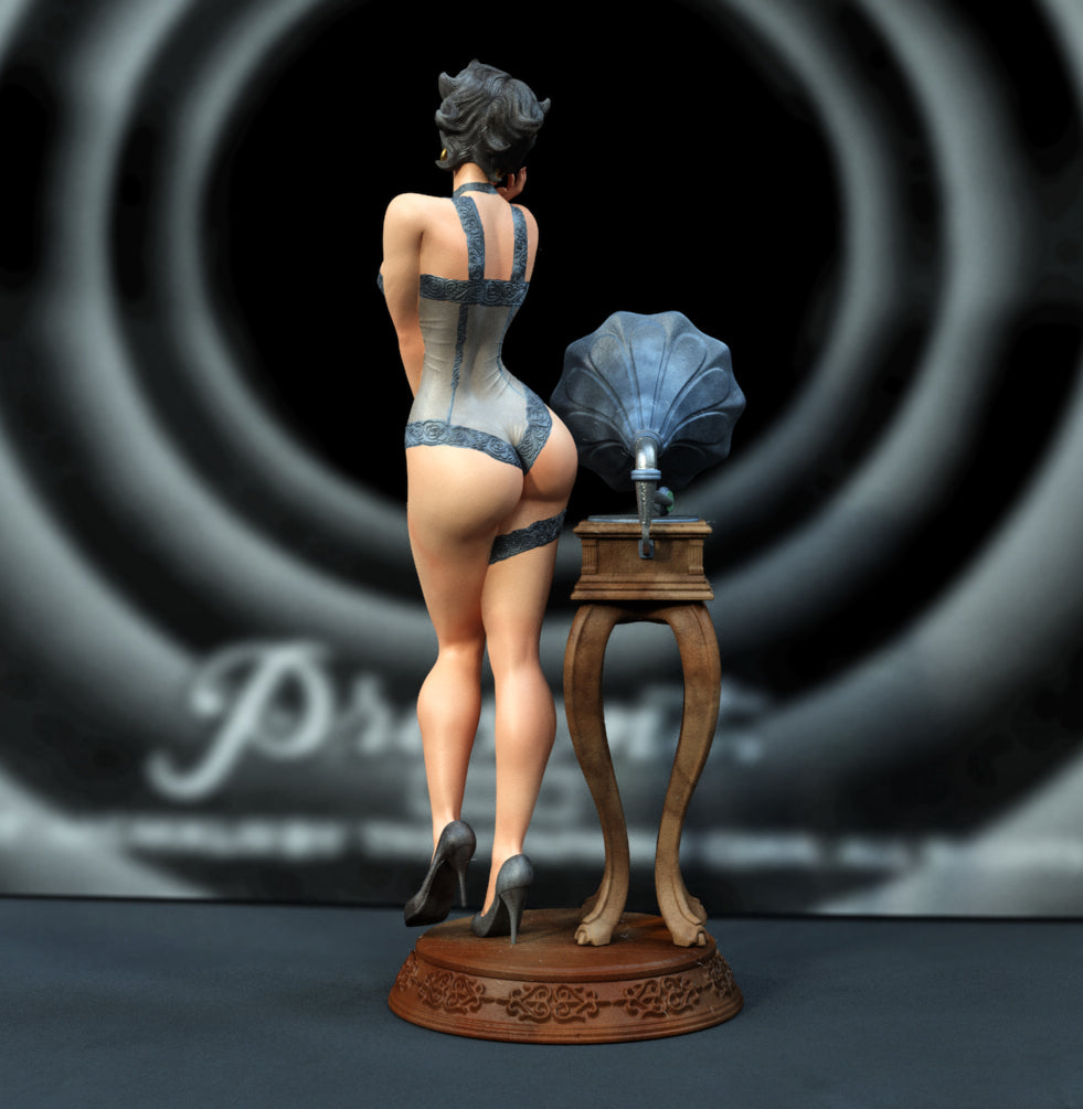 Betty Boop NFSW - STL 3D print files - 3D Printed Garage Kit ガレージキット Resin Model Scale Figure フィギュア