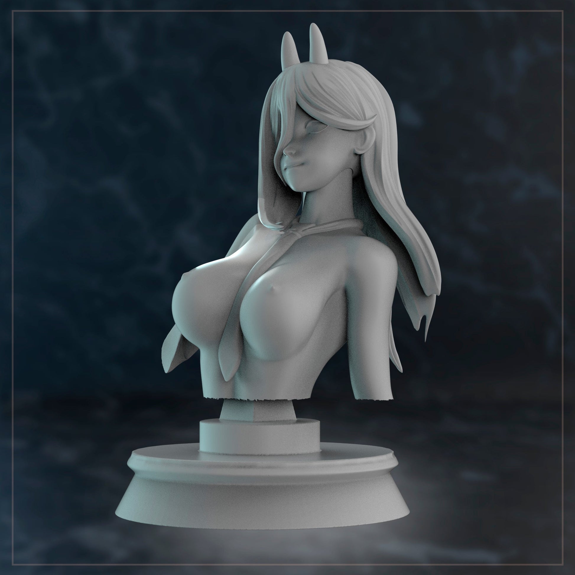 1297 Power Special Edition - Chainsaw Man - STL 3D Print Files - 3D Printed Garage Kit ガレージキット Resin Model Scale Figure フィギュア