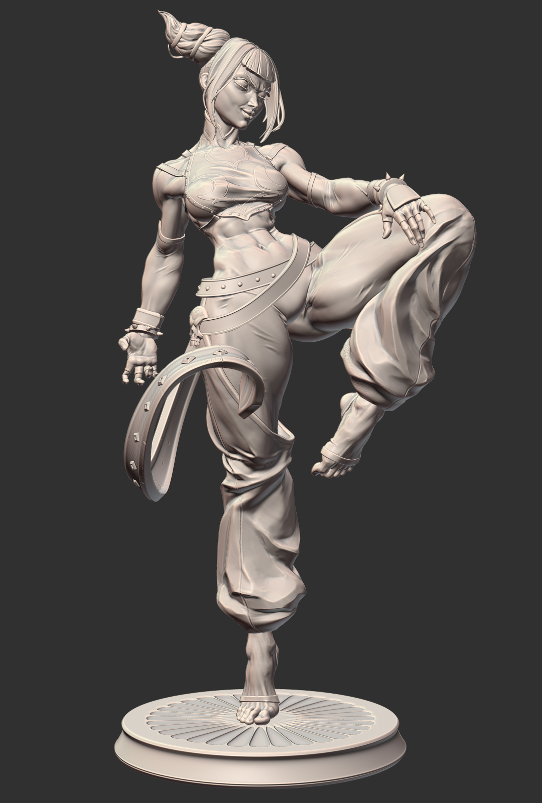 Juri Special Edition - Street Fighter - STL 3D Print Files - 3D Printed Garage Kit ガレージキット Resin Model Scale Figure フィギュア