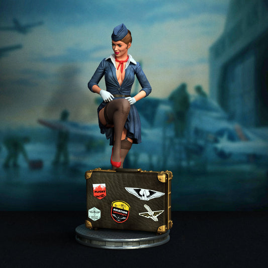 Stewardess Pinup Special Edition 1/8 Scale