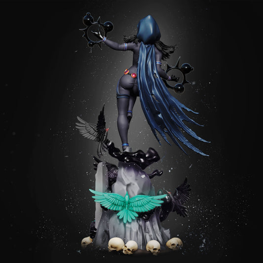 1328 Raven - DC Comics - STL 3D Print Files - 3D Printed Garage Kit ガレージキット Resin Model Scale Figure フィギュア