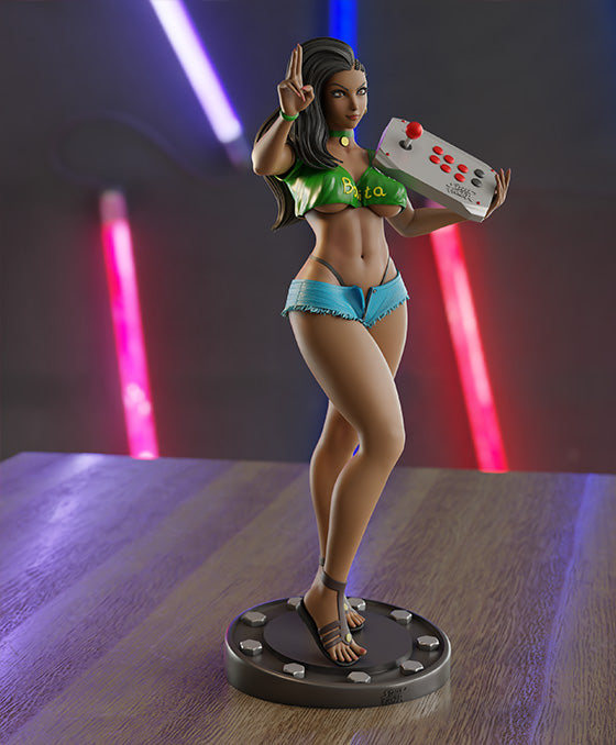 Laura Matsuda Special Edition - Street Fighter - STL 3D Print Files - 3D Printed Garage Kit ガレージキット Resin Model Scale Figure フィギュア