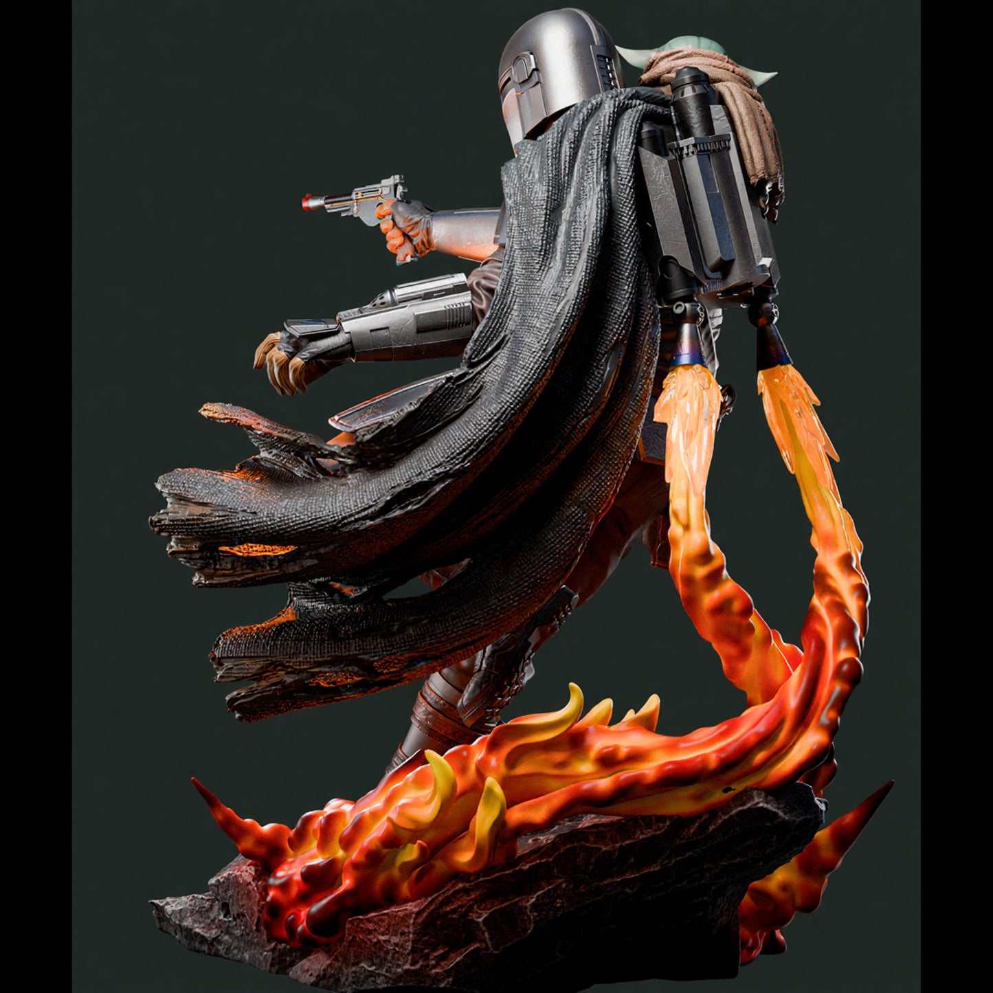 The Mandalorian and Grogu マンダロリアン グローグー 1/8 Scale
