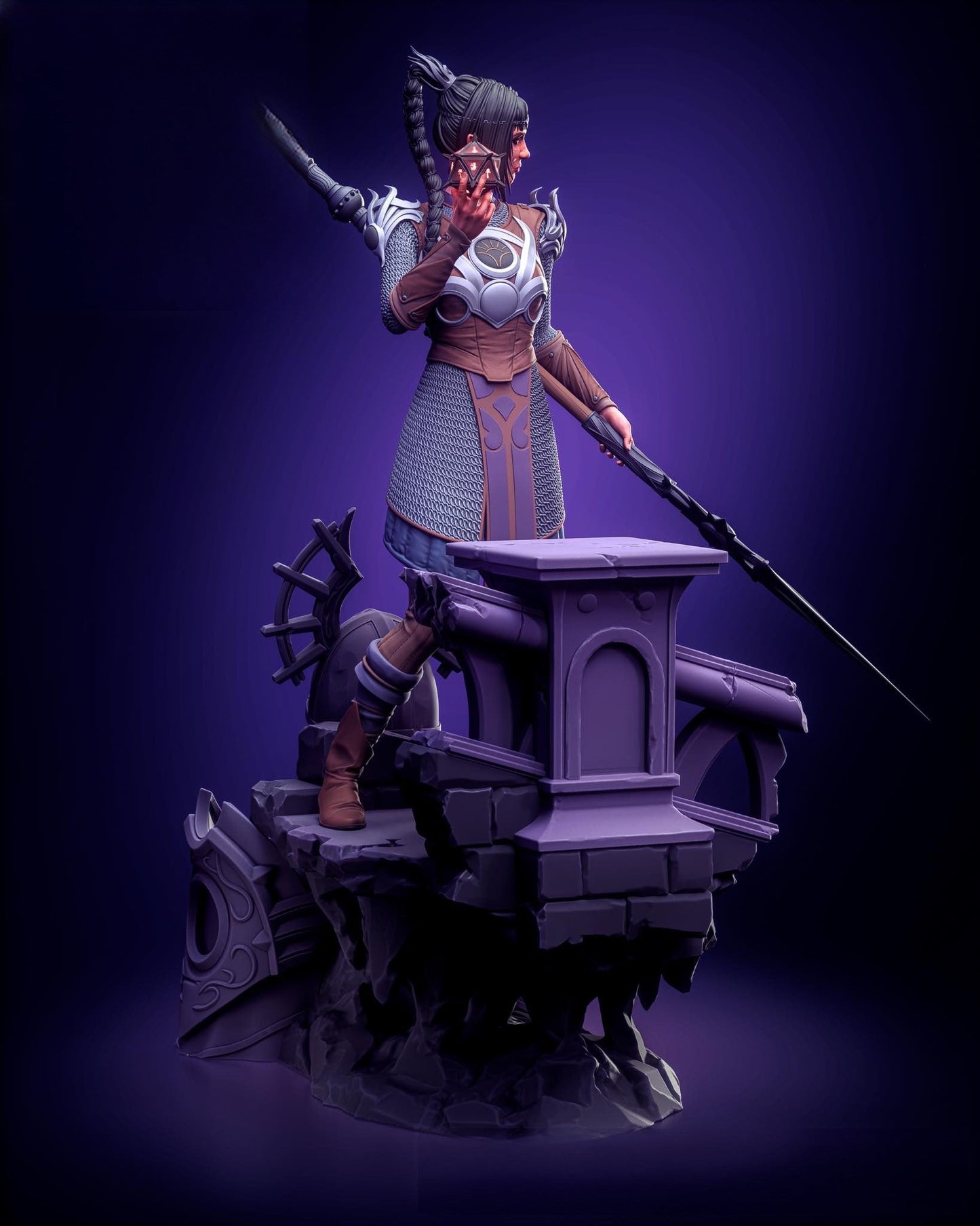 Shadowheart - Baldurs Gate 3 1/8 Scale - 3D Printed Garage Kit ガレージキット Resin Model Scale Figure フィギュア