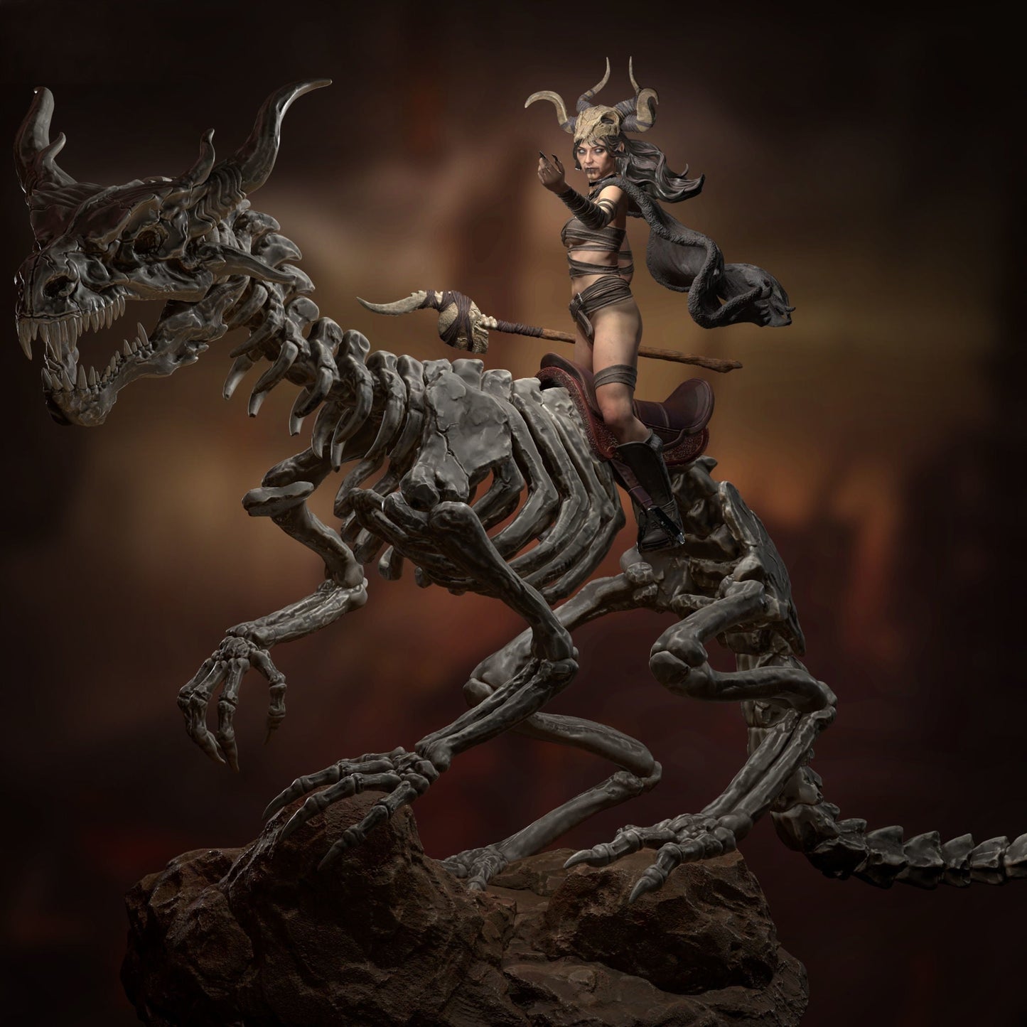 Zaya - Death Bringer 1/8 Scale - 3D Printed Garage Kit ガレージキット Resin Model Scale Figure フィギュア