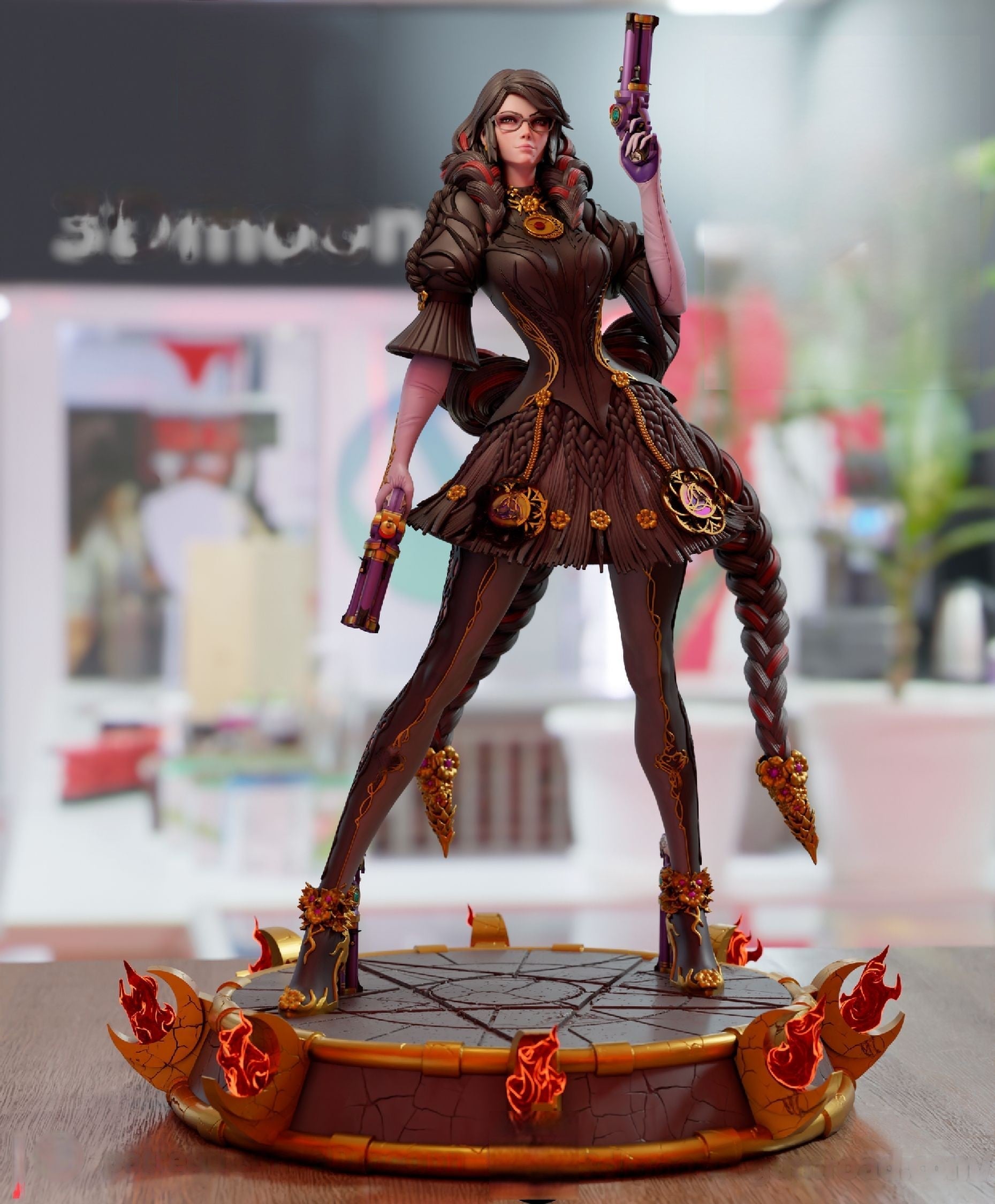 1244 Cereza Special Edition - Bayonetta - STL 3D Print Files - 3D Printed Garage Kit ガレージキット Resin Model Scale Figure フィギュア