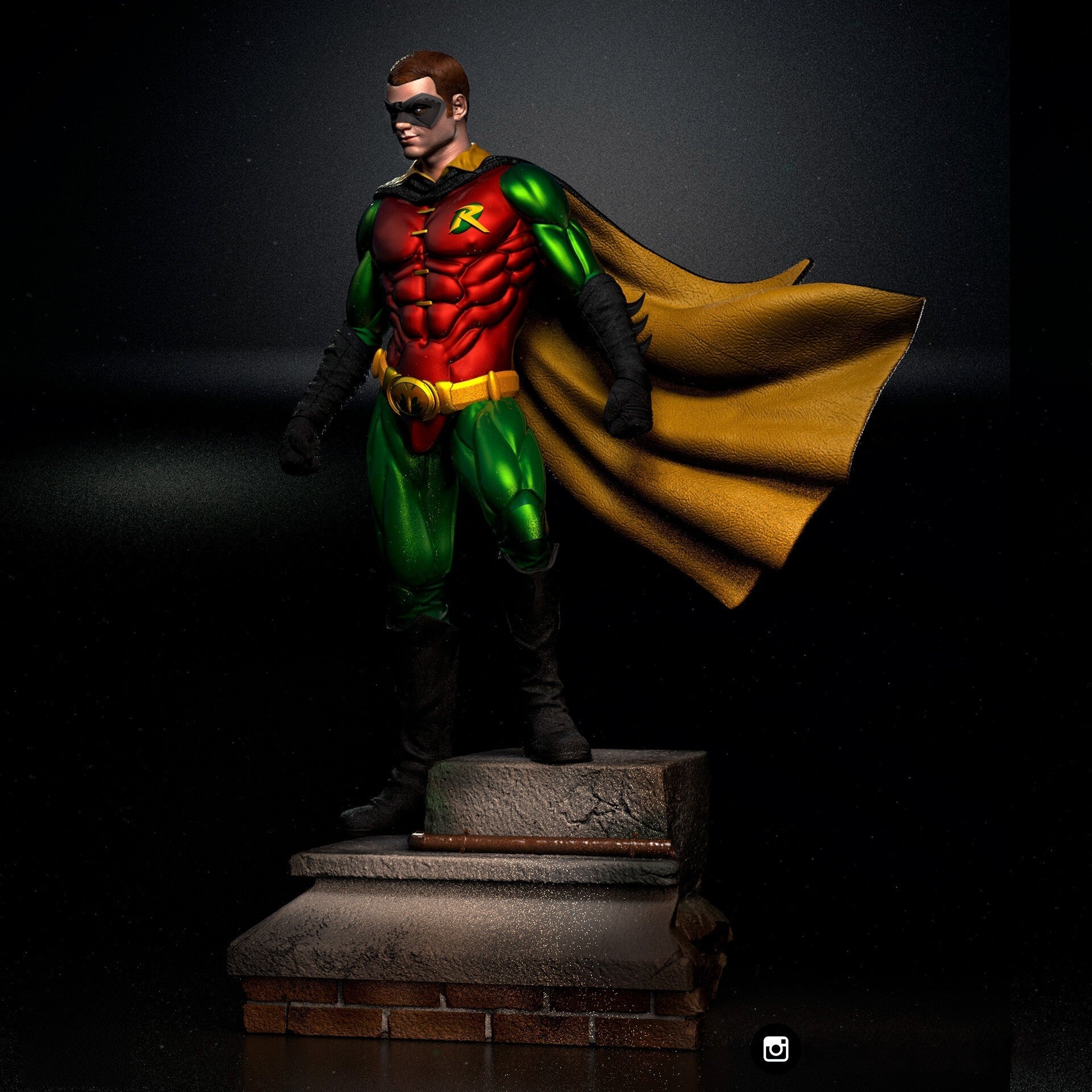 1607 Robin - Batman Forever - STL 3D Print Files - 3D Printed Garage Kit ガレージキット Resin Model Scale Figure フィギュア