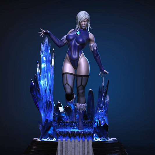 Killer Frost - DC Comics - STL 3D Print Files - 3D Printed Garage Kit ガレージキット Resin Model Scale Figure フィギュア