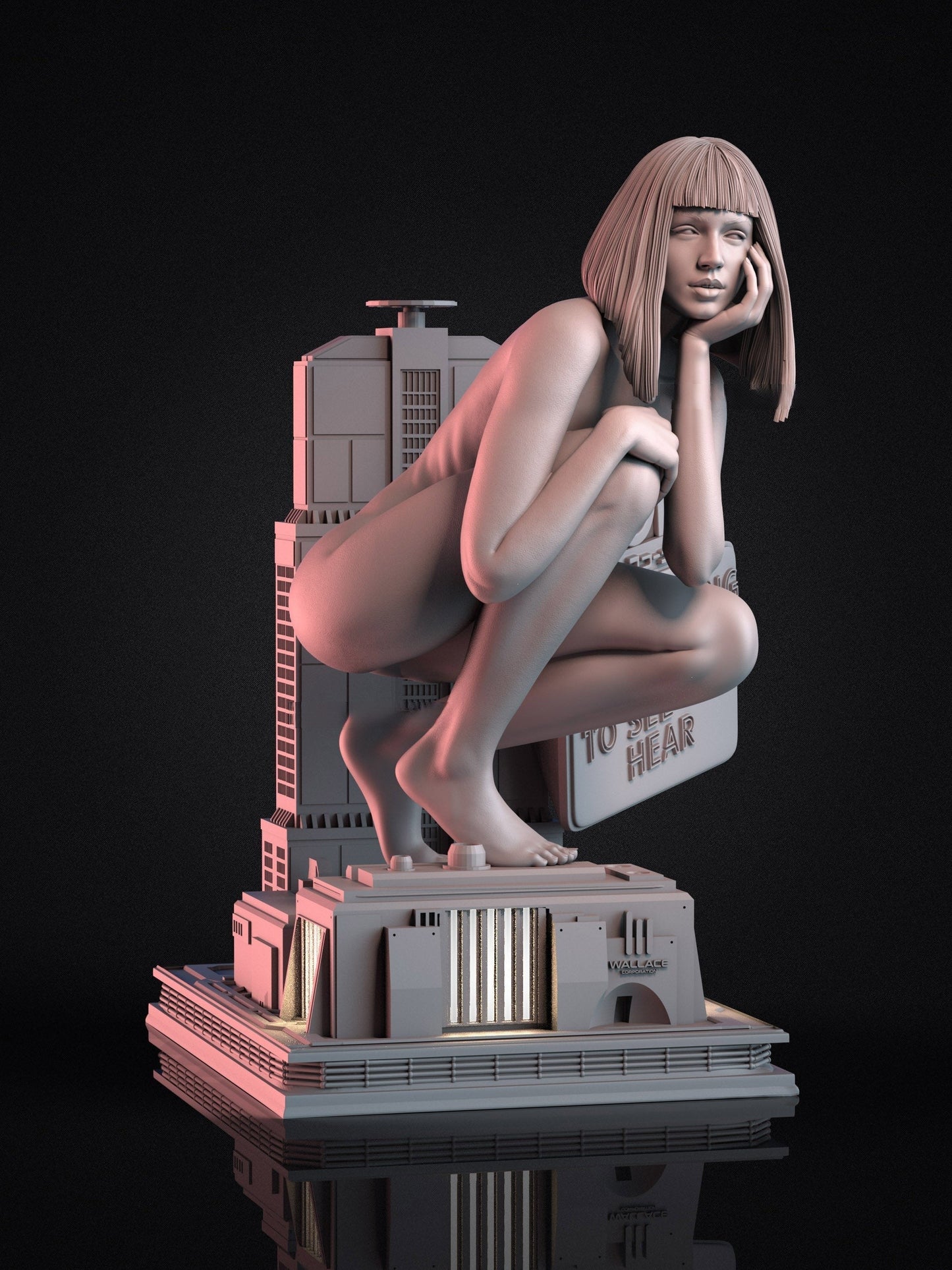 Joi Special Edition - Blade Runner 2049 - 1/8 Scale - 3D Printed Garage Kit ガレージキット Resin Model Scale Figure フィギュア