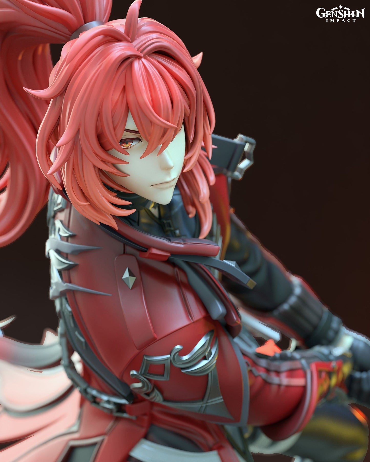 Diluc - Genshin Impact - STL 3D Print Files - 3D Printed Garage Kit ガレージキット Resin Model Scale Figure フィギュア