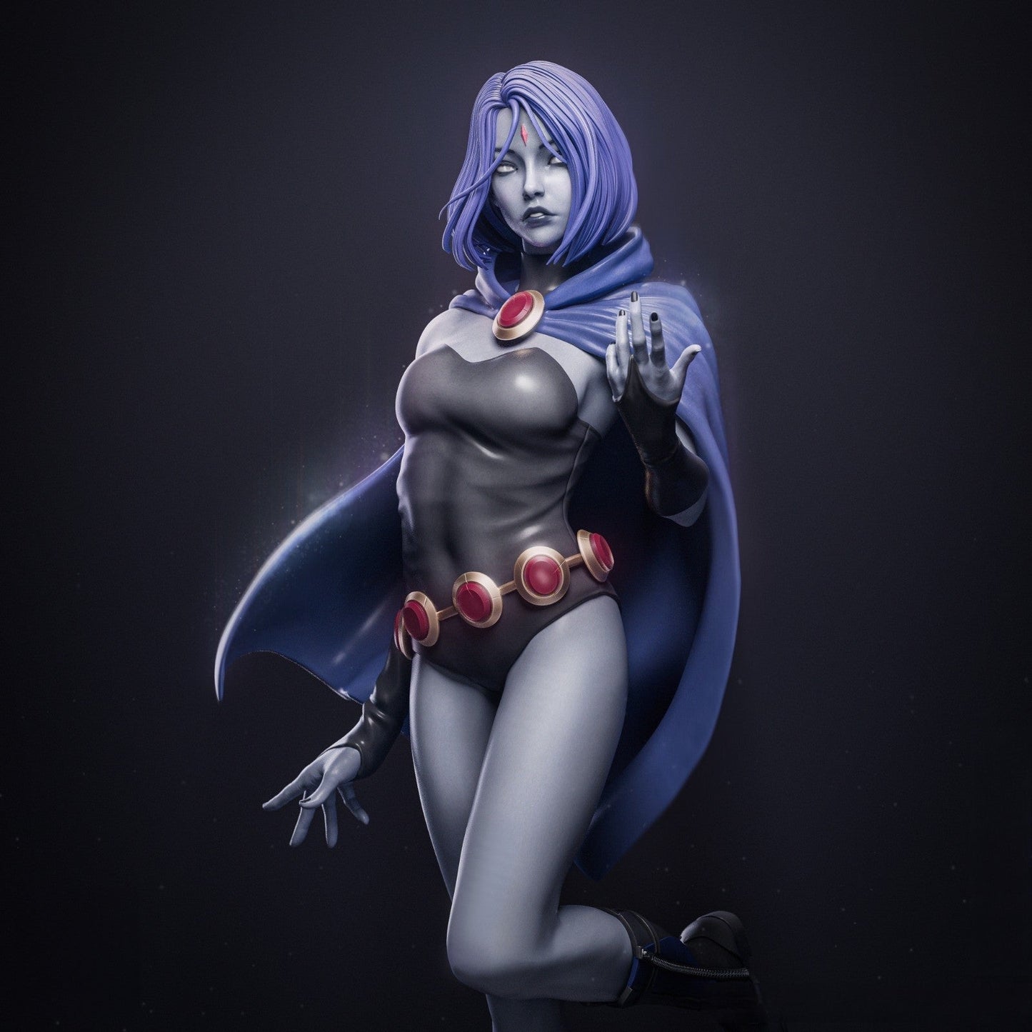 Raven - DC Comics 1/8 Scale - 3D Printed Garage Kit ガレージキット Resin Model Scale Figure フィギュア