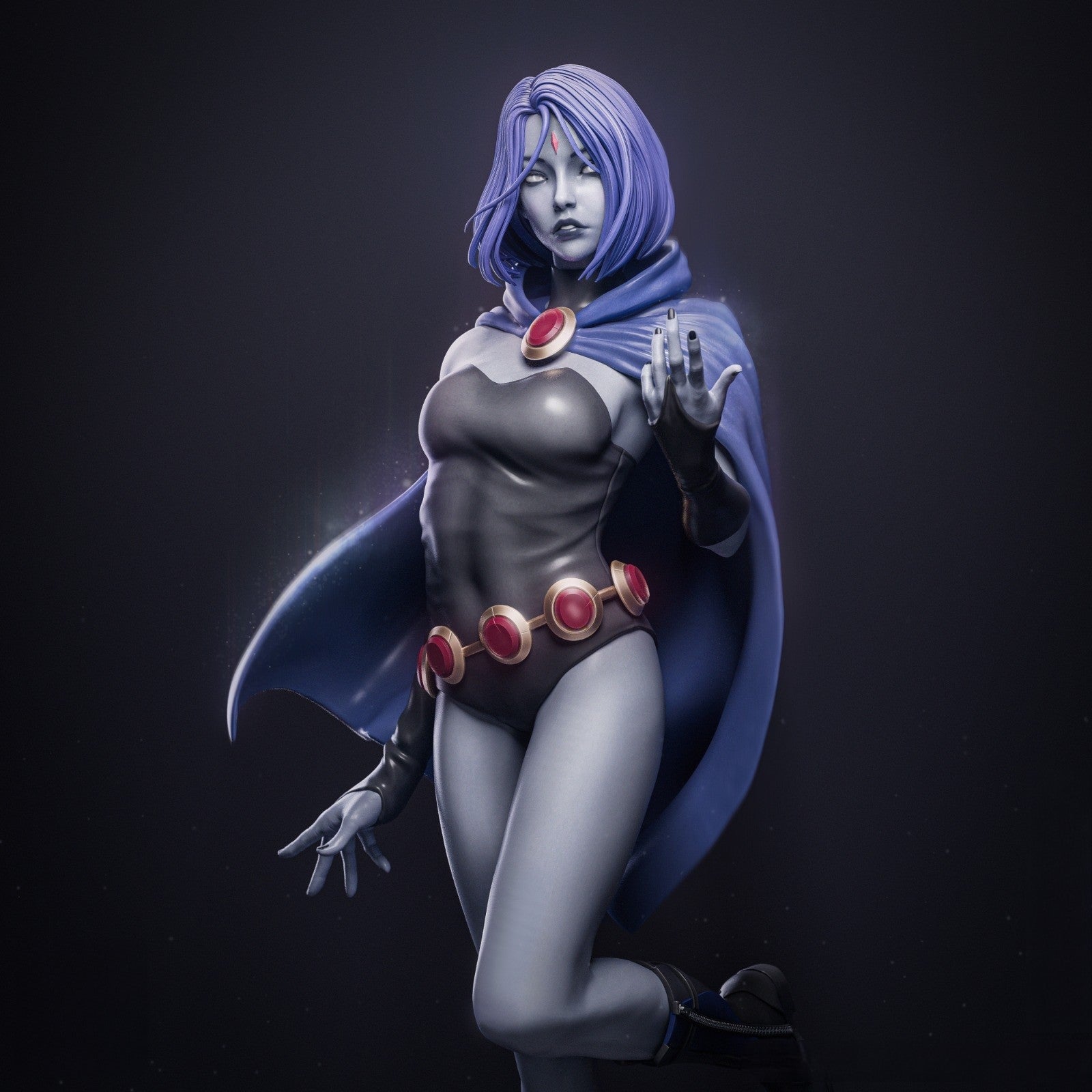Raven - DC Comics 1/8 Scale - 3D Printed Garage Kit ガレージキット Resin Model Scale Figure フィギュア