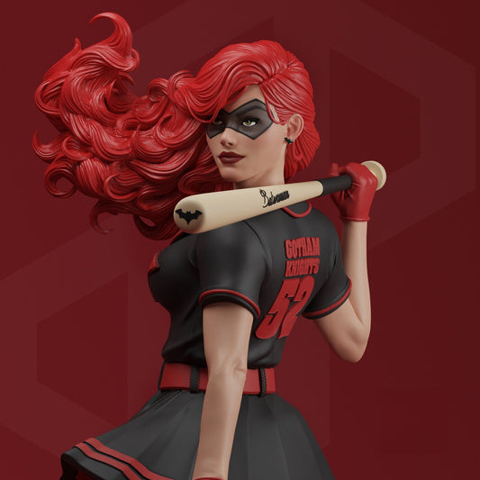 1341 Batwoman - DC Bombshells - Kate Kane - STL 3D Print Files - 3D Printed Garage Kit ガレージキット Resin Model Scale Figure フィギュア