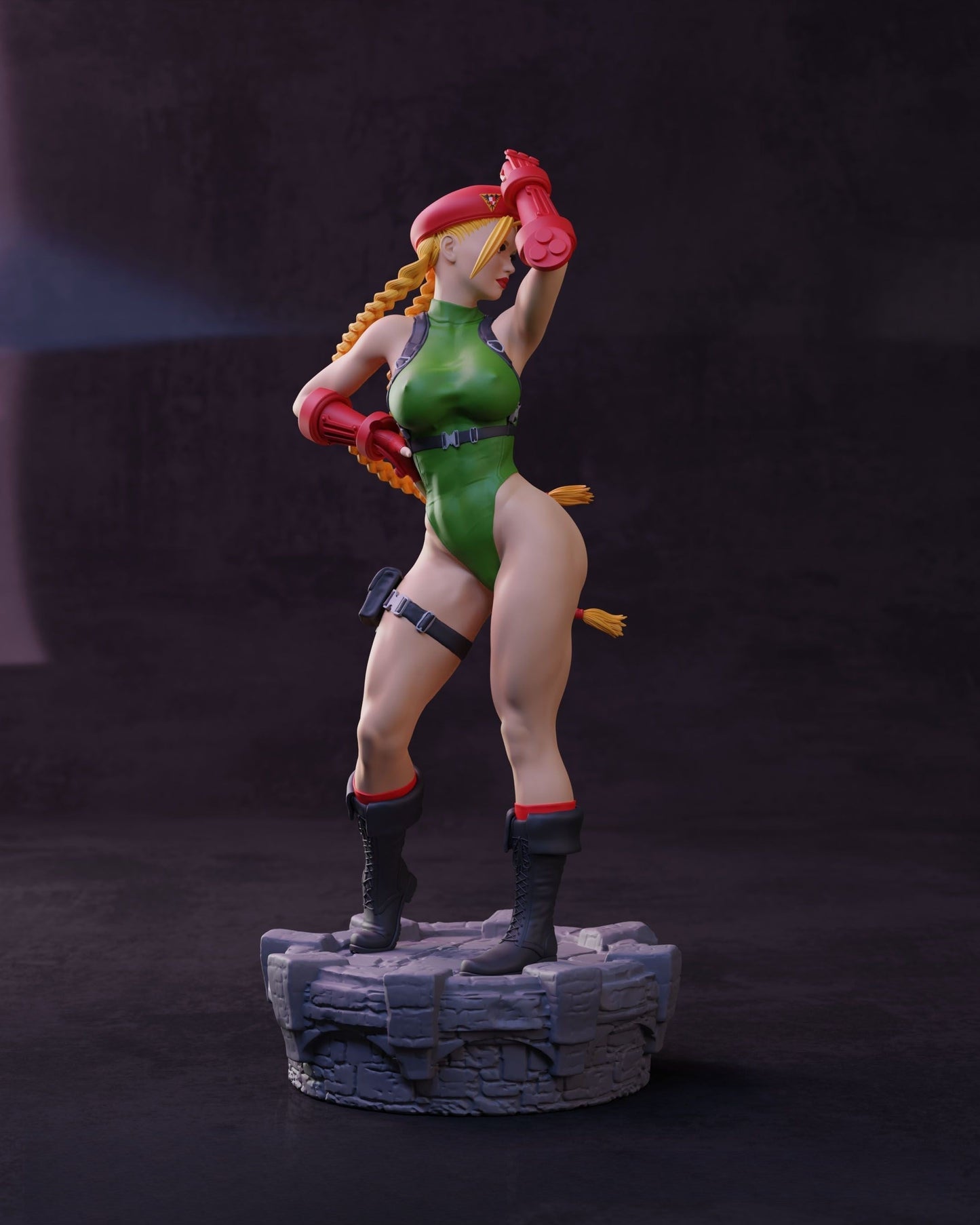 Cammy Special Edition - Street Fighter - STL 3D Print Files - 3D Printed Garage Kit ガレージキット Resin Model Scale Figure フィギュア
