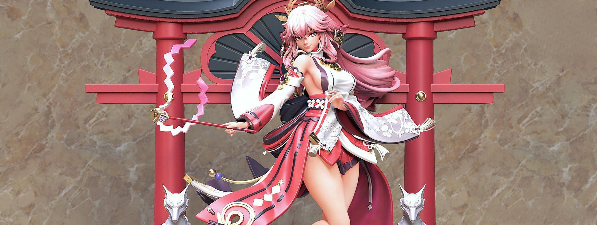 Yae Miko - Genshin Impact - STL 3D Print Files - 3D Printed Garage Kit ガレージキット Resin Model Scale Figure フィギュア