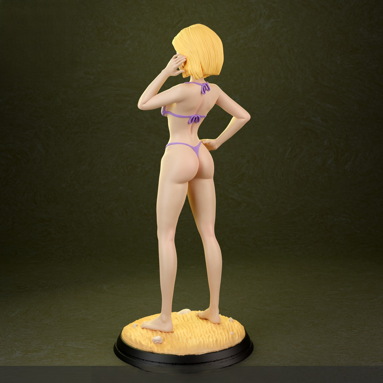 1386 Android 18 Special Edition - Dragon Ball - STL 3D Print Files - 3D Printed Garage Kit ガレージキット Resin Model Scale Figure フィギュア