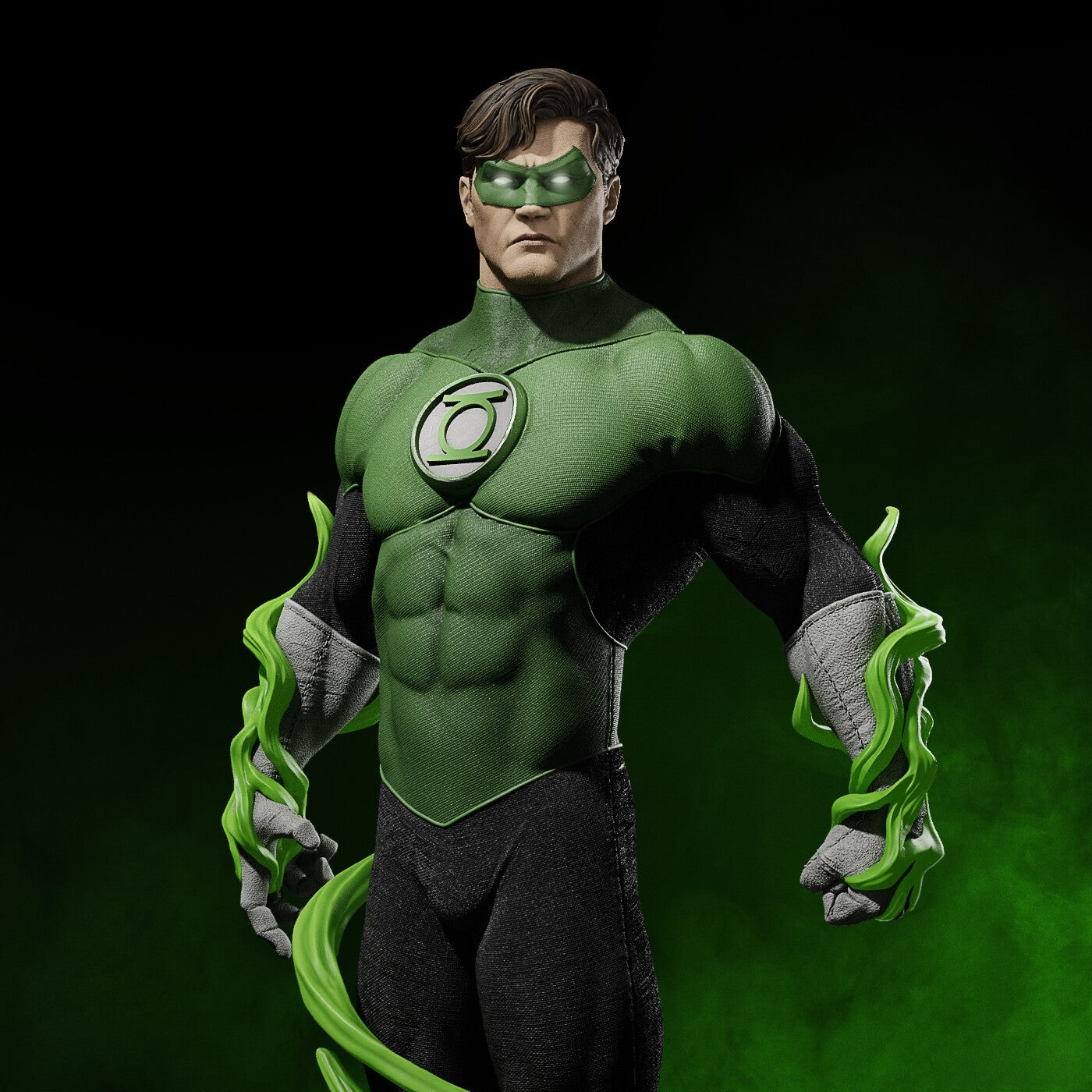 Green Lantern - DC Comics - STL 3D Print Files - 3D Printed Garage Kit ガレージキット Resin Model Scale Figure フィギュア
