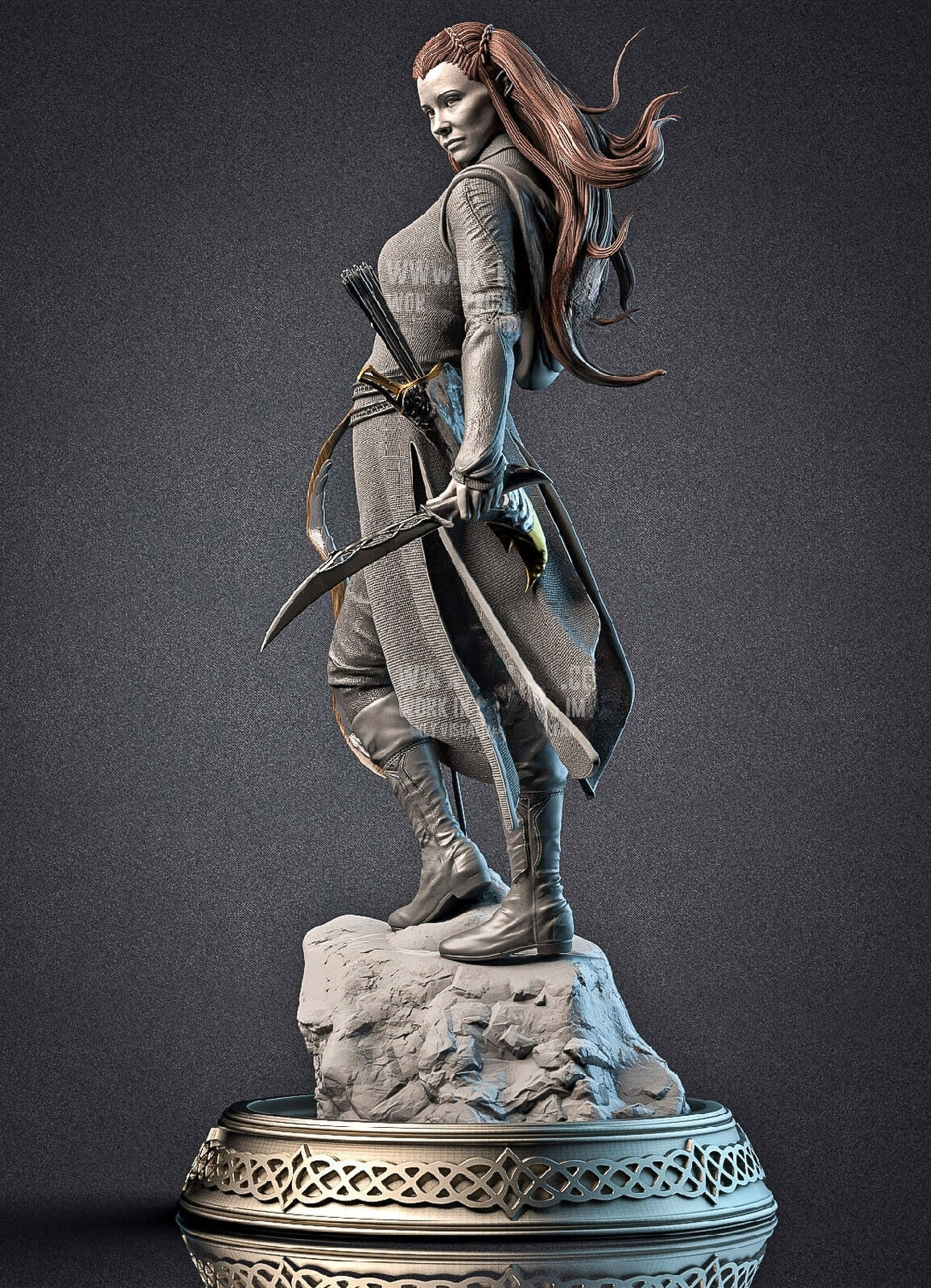 Tauriel Special Edition - The Hobbit - STL 3D Print Files - 3D Printed Garage Kit ガレージキット Resin Model Scale Figure フィギュア