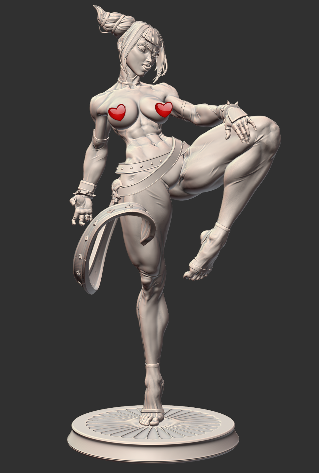 Juri Special Edition - Street Fighter - STL 3D Print Files - 3D Printed Garage Kit ガレージキット Resin Model Scale Figure フィギュア