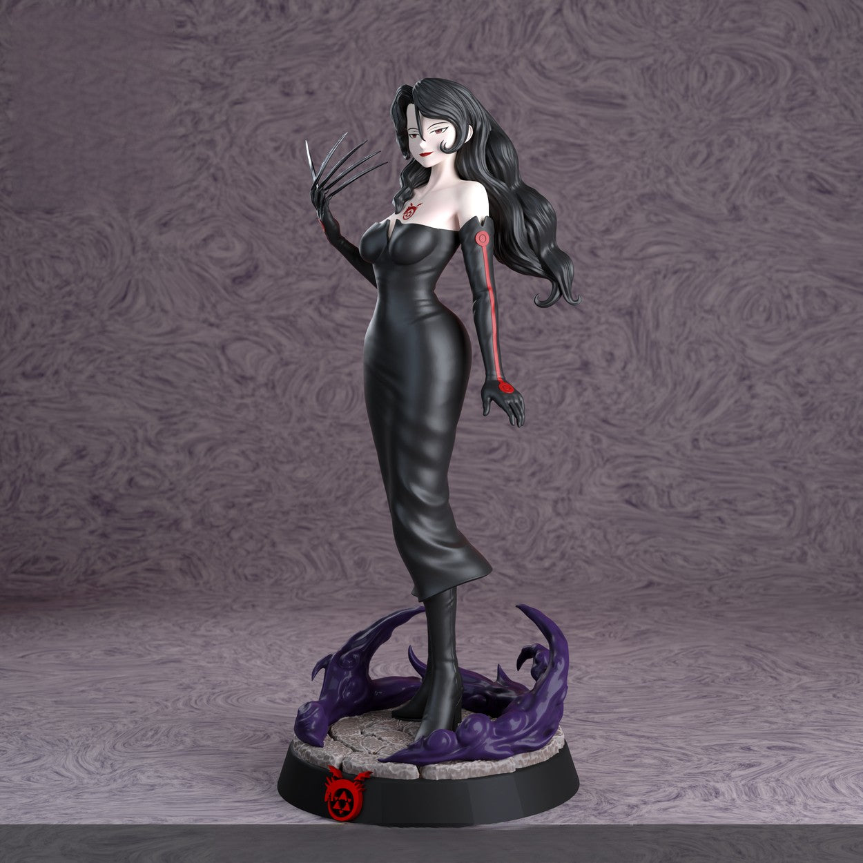 Lust Special Edition - Fullmetal Alchemist - STL 3D Print Files - 3D Printed Garage Kit ガレージキット Resin Model Scale Figure フィギュア