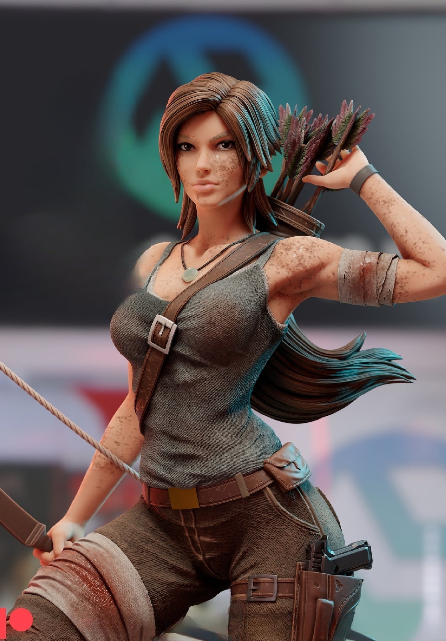 1259 Lara Croft Special Edition - Tomb Raider - STL 3D Print Files - 3D Printed Garage Kit ガレージキット Resin Model Scale Figure フィギュア